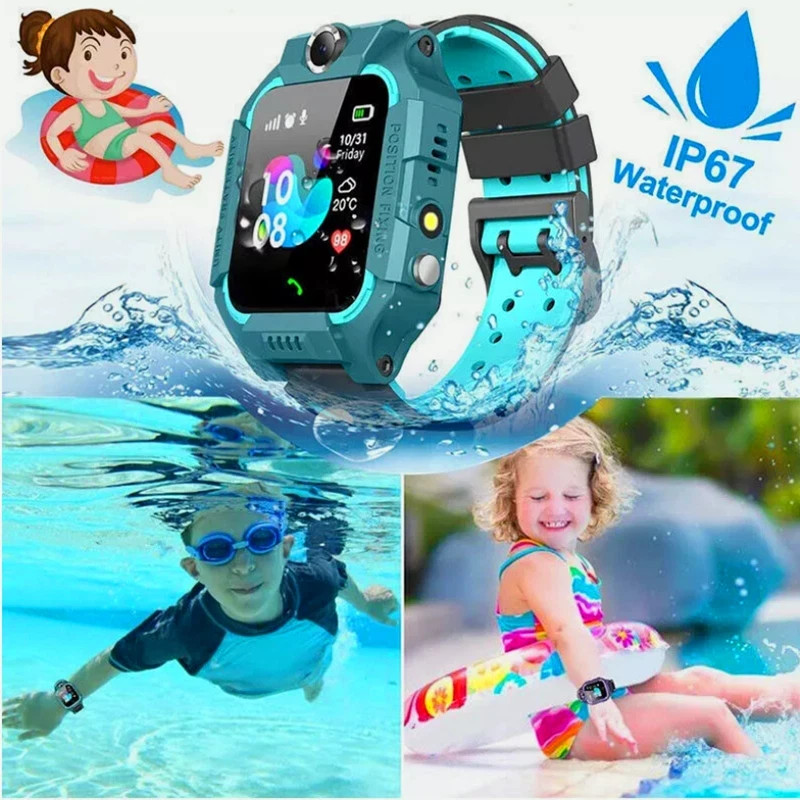 Kids Smart Watch Camera GPS Tracker SOS Call Phone Watches For Boys Girls Gift