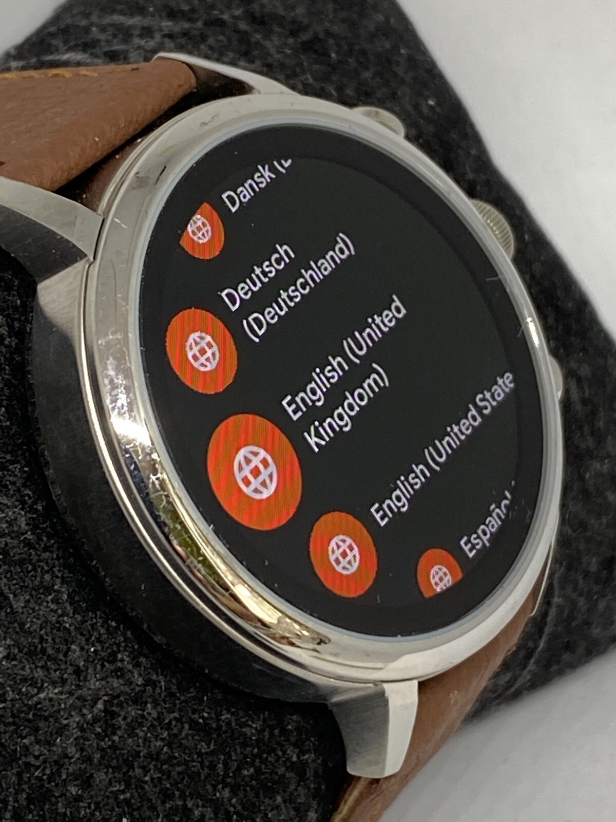 Fossil Gen 4 Authentic Digital Dial Smart Watch Custom Band FTW6017 LT314