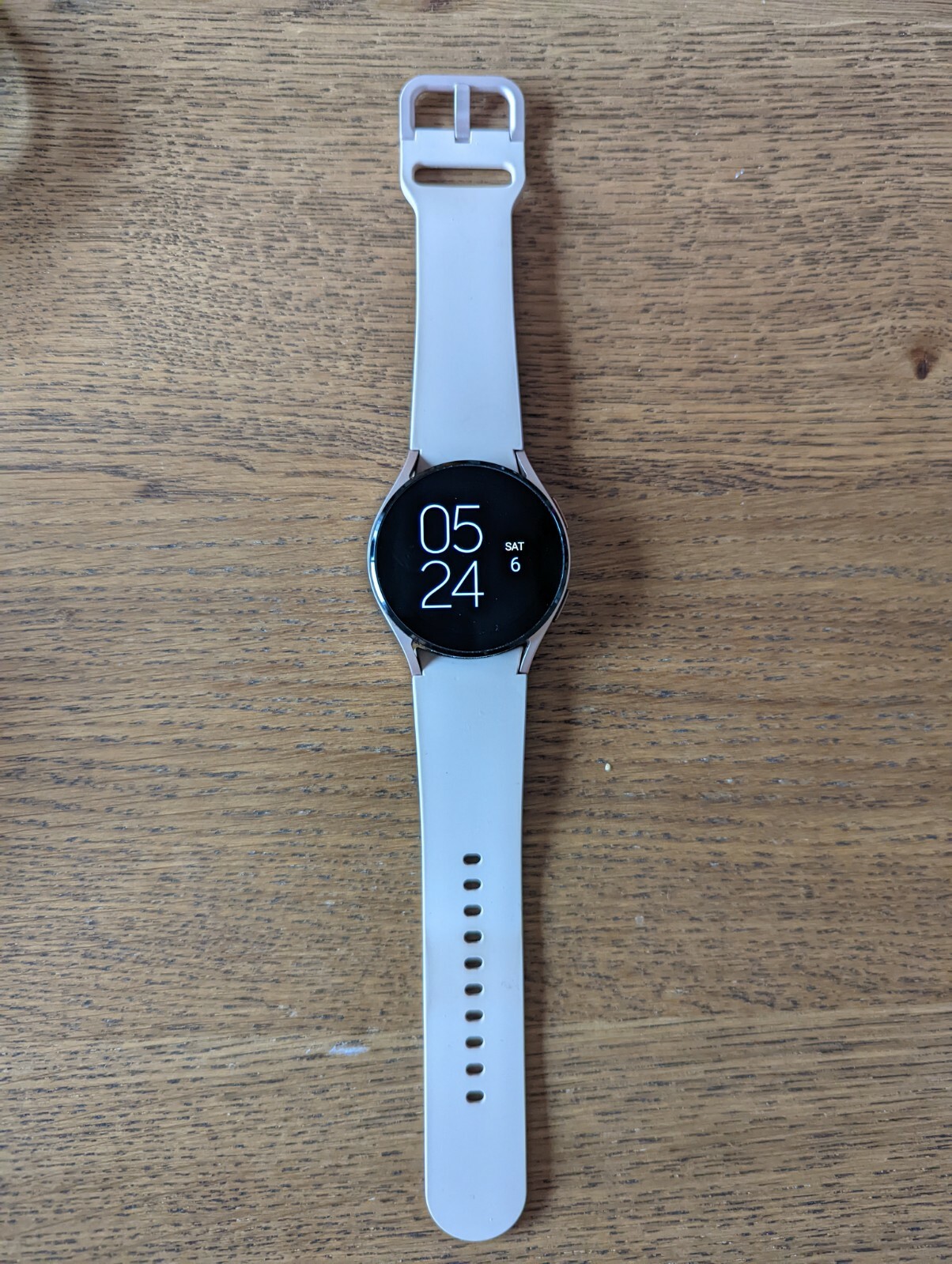 Samsung Galaxy Watch4 SM-R865 40mm Aluminum Case with Sport Band – Pink Gold (L…