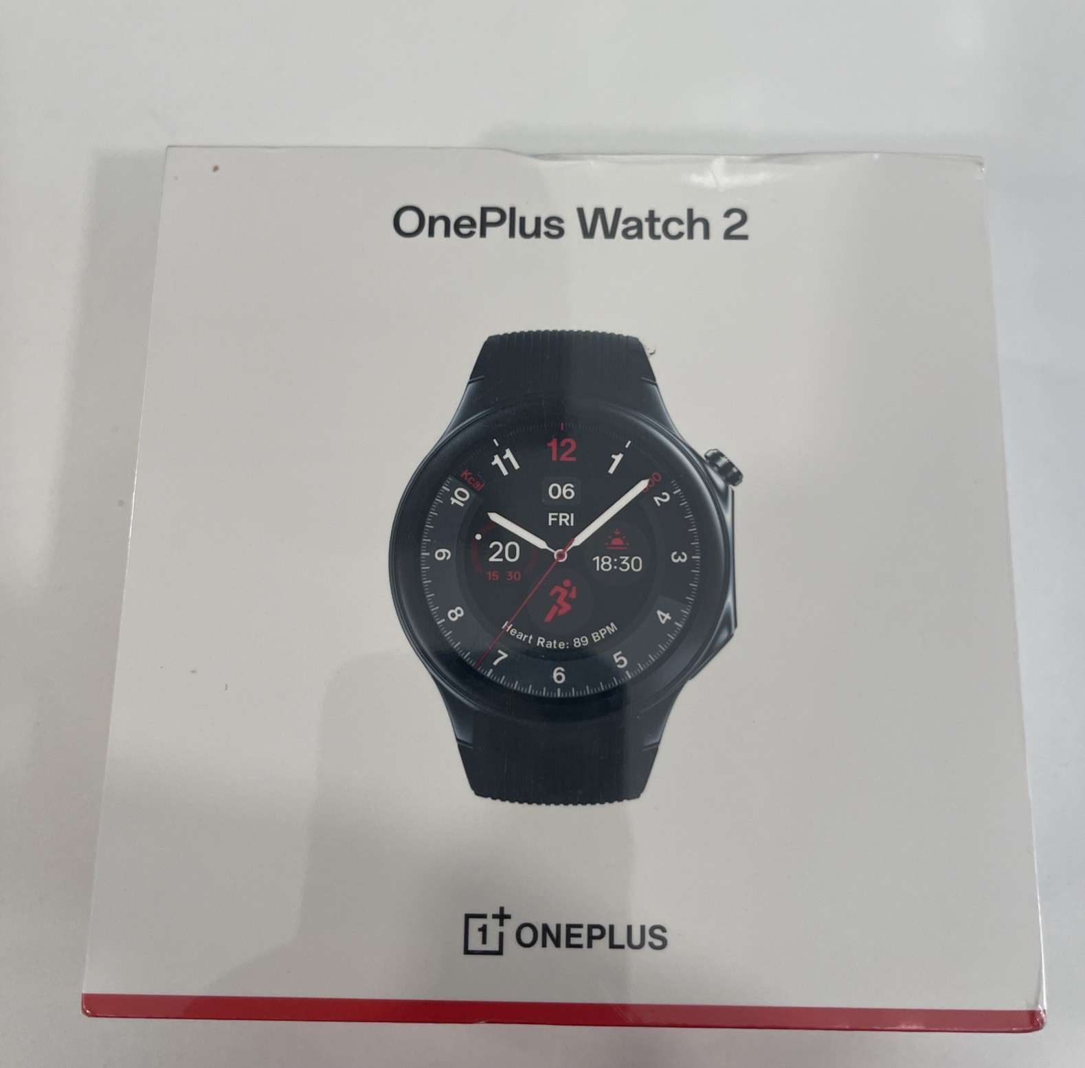 OnePlus Watch 2 – Black Steel – 32GB – OPWWE231 New Sealed
