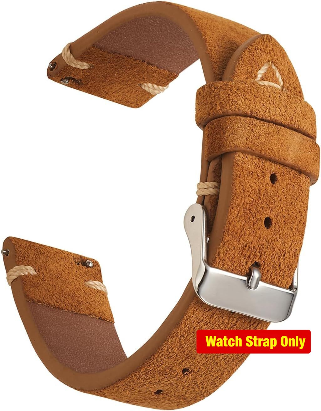 Strap Only For Men Watch 18mm 19mm 20mm 21mm 22mm 24mm Suede Leather