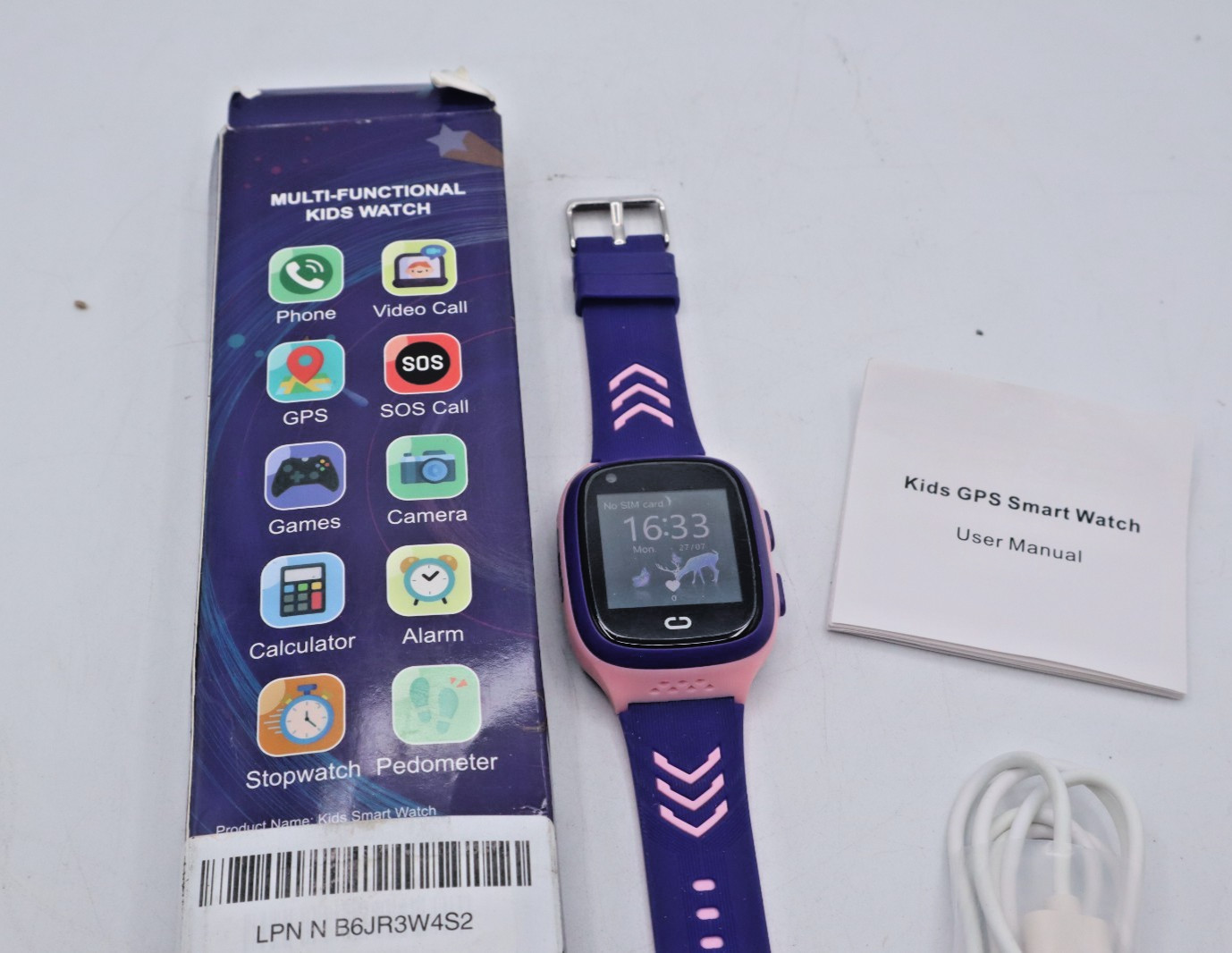 YINJIA smart GPS call student phone Watch, IP67 waterproof, 4G video call camera