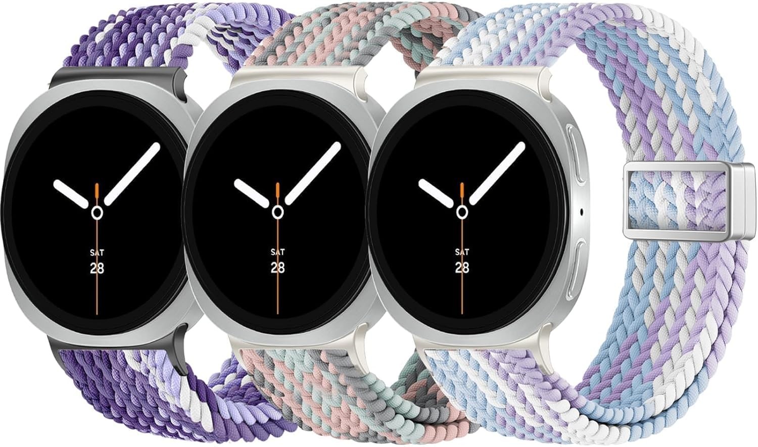 Adjustable Magnetic Braided Band for Samsung Galaxy Watch 8 40mm 44mm