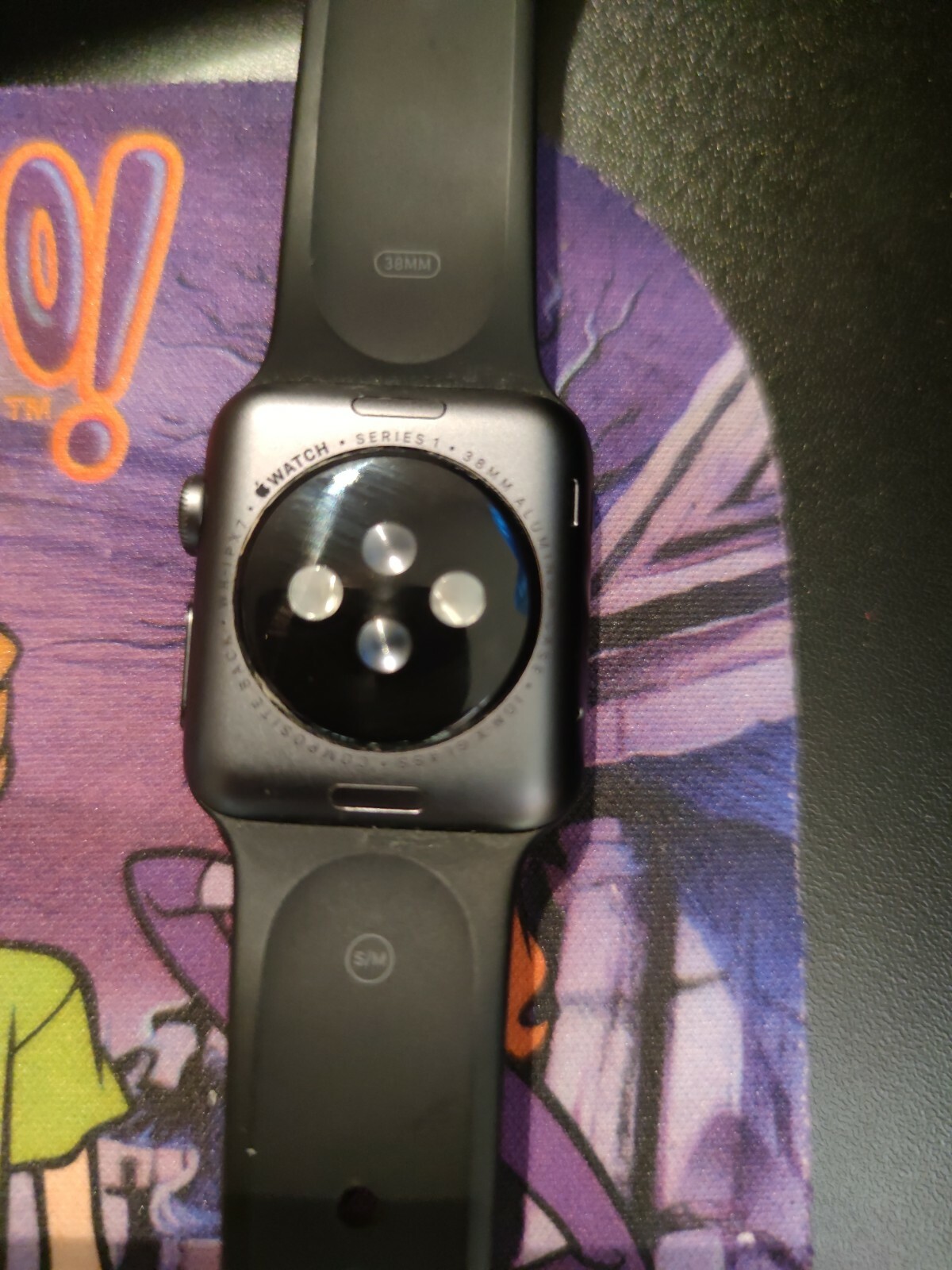 Apple Watch Sport 38mm Space Gray Aluminum Case – Black Sport Band – MP022LL/A