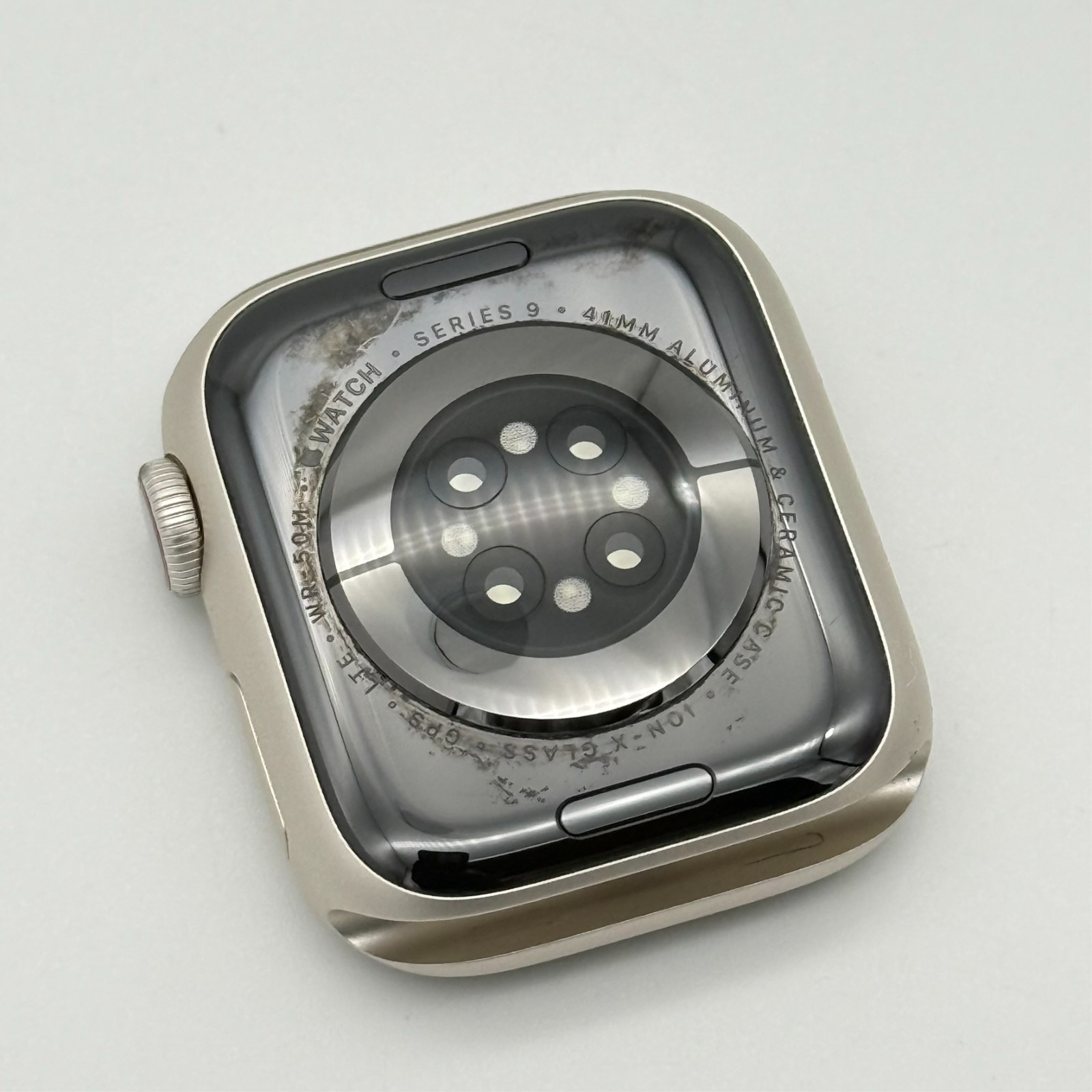Apple Watch Series 9 Silver Aluminum A2982 41MM GPS, LTE LOCKED – PARTS ONLY