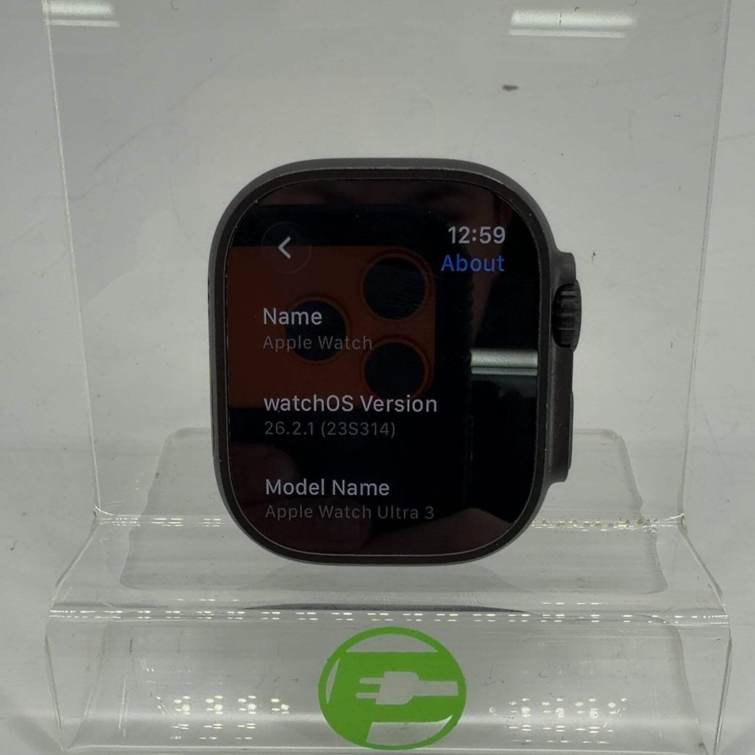 Unlocked Apple Watch Ultra 3 49MM Natural Titanium A3281 Face Only