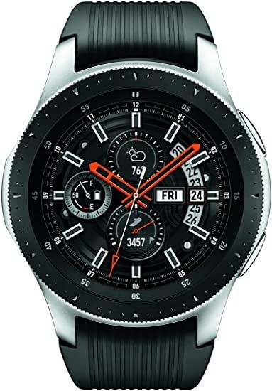 Samsung Galaxy Watch SM-R800 46mm Silver Case Classic Buckle Onyx Black -…