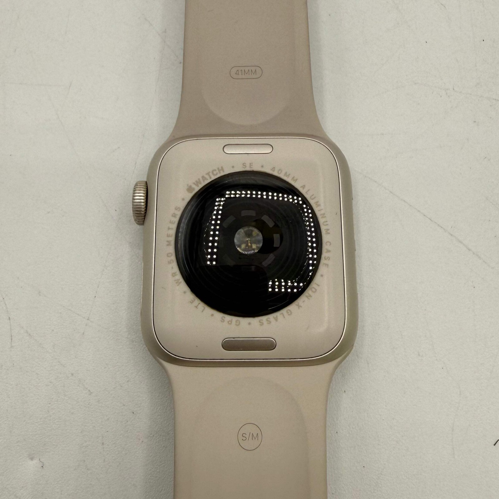 Unlocked Apple Watch SE 2nd Gen 40MM Starlight Aluminum Starlight Sport Band