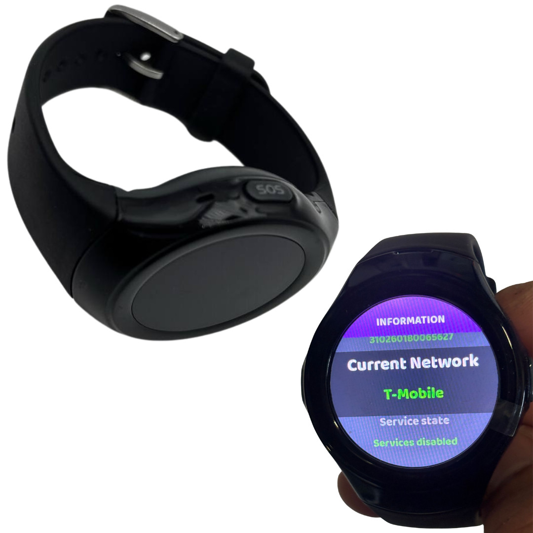Timex IFW522T Family Connect Buckle Smart Watch T-Mobile 18mm Android iOS Black