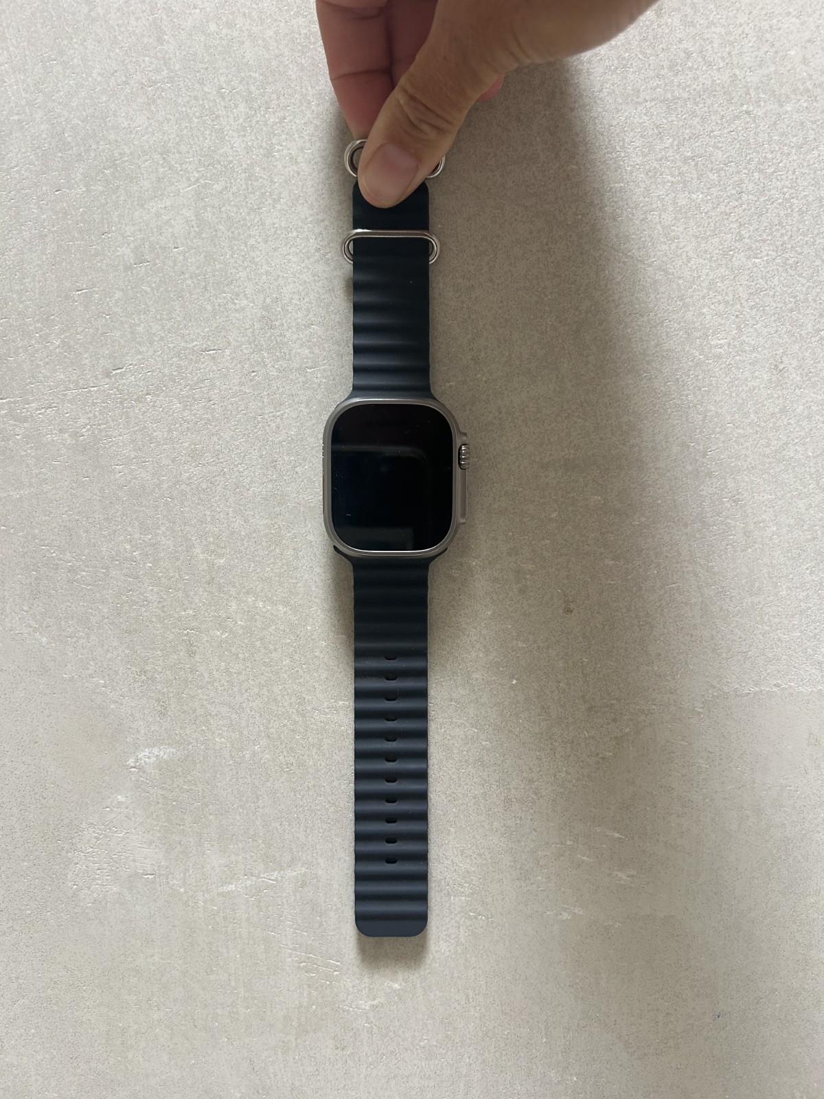 Apple Watch Ultra GPS & Cellular 49mm Titanium Trail Alpine Loop Ocean Excellent