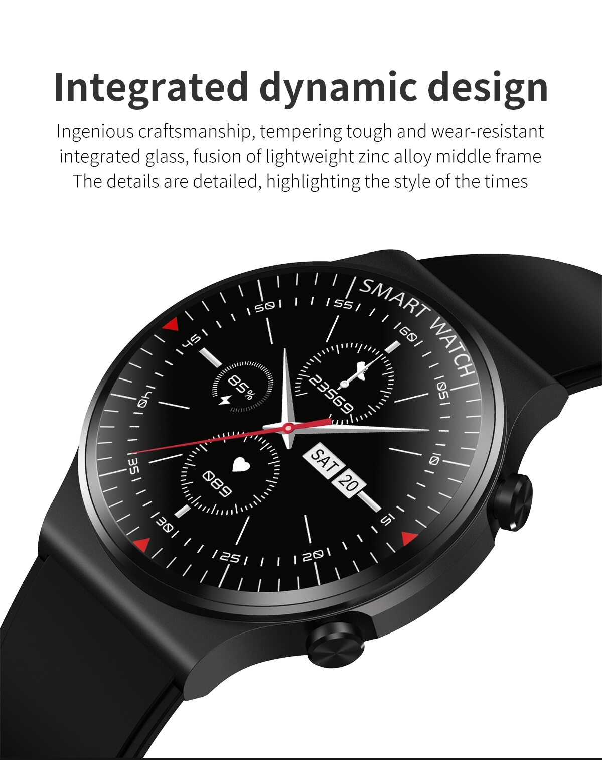 Mens Sports Smart Watch IP67 Waterproof Watch for Android & IOS