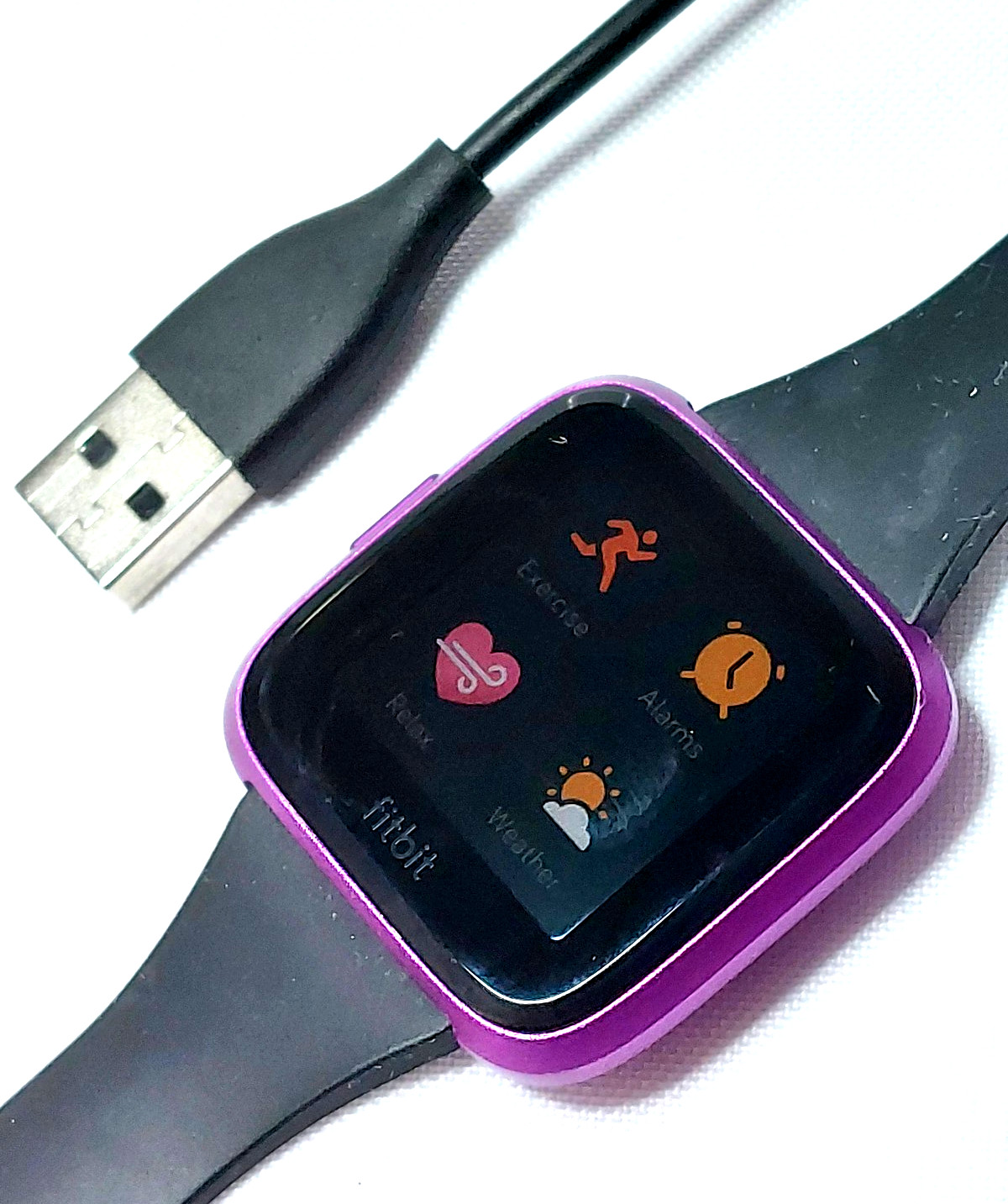 Fitbit Versa Lite FB415 GPS Heart Rate Smartwatch Purple – Tested