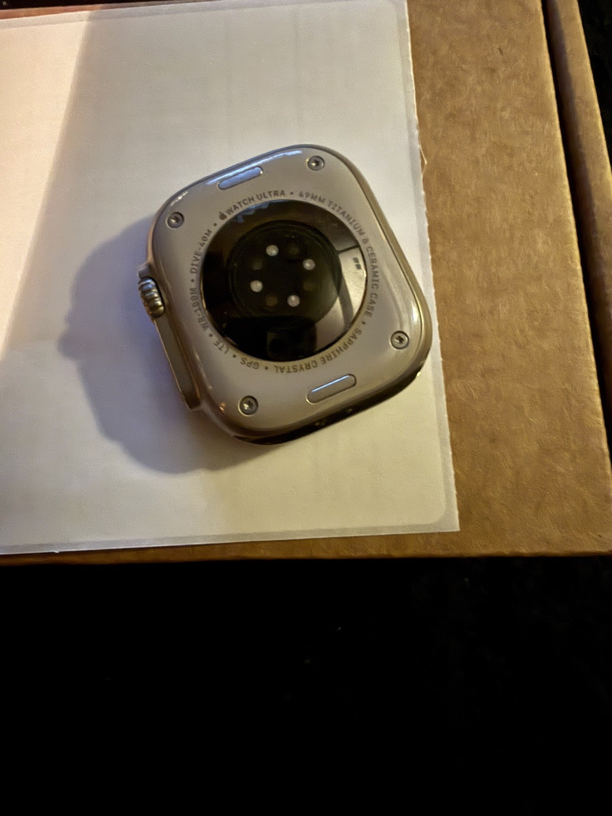 Apple Watch (Ultra) 49mm Titanium w/ Black Ocean (LTE) – Excellent Condition
