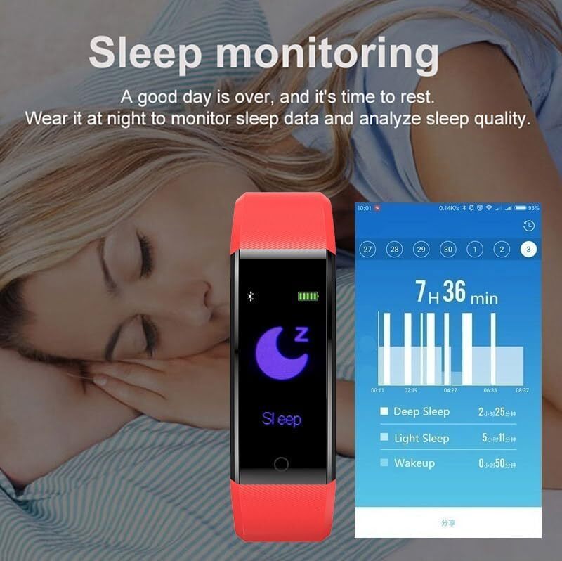 USA Sports Fitness Tracker Watch Heart Rate Blood Pleasure Activity Monitor Lot