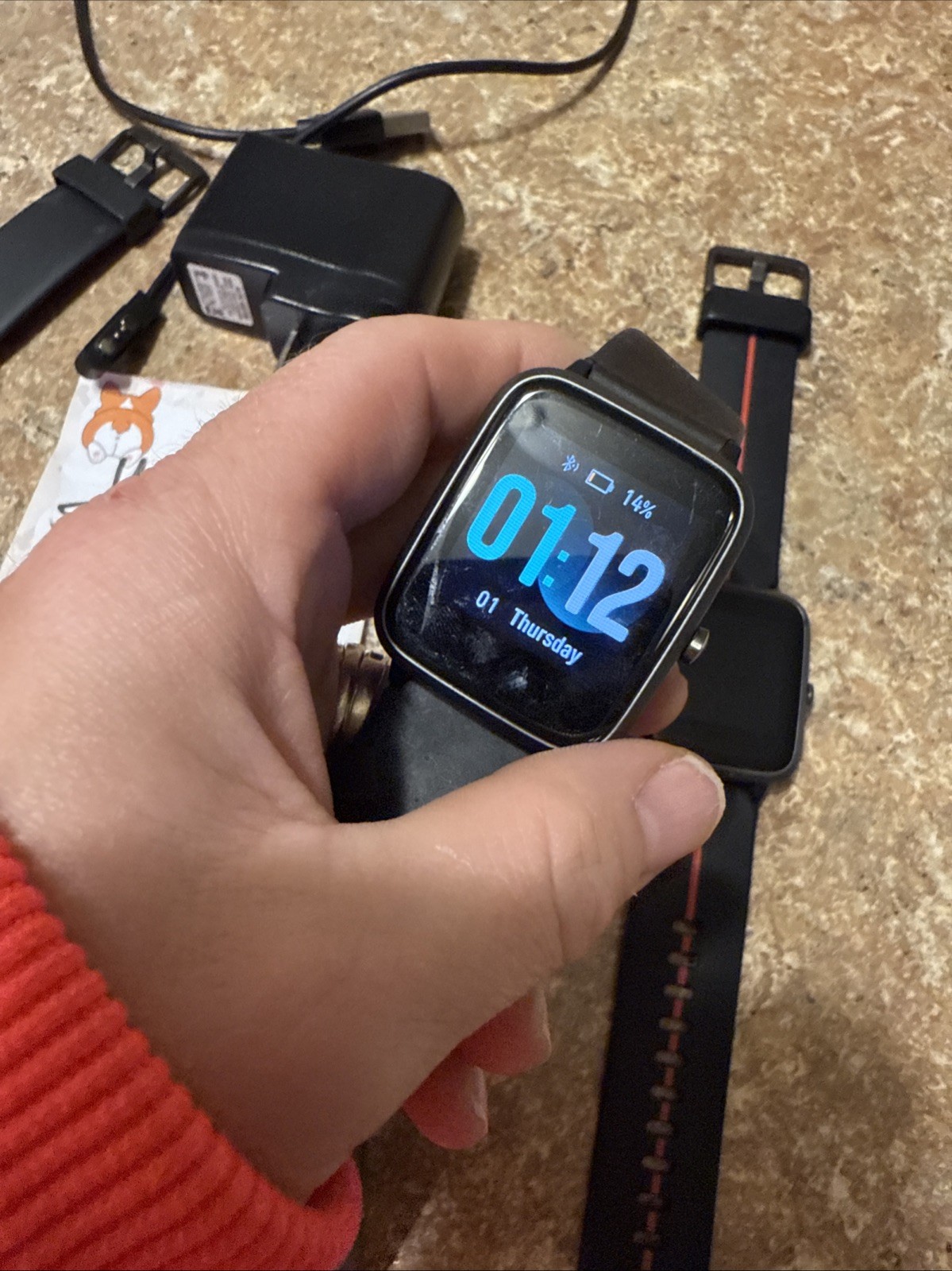 Lot of TESTED smart watches (unbranded)/unknown brand) Screens turn on