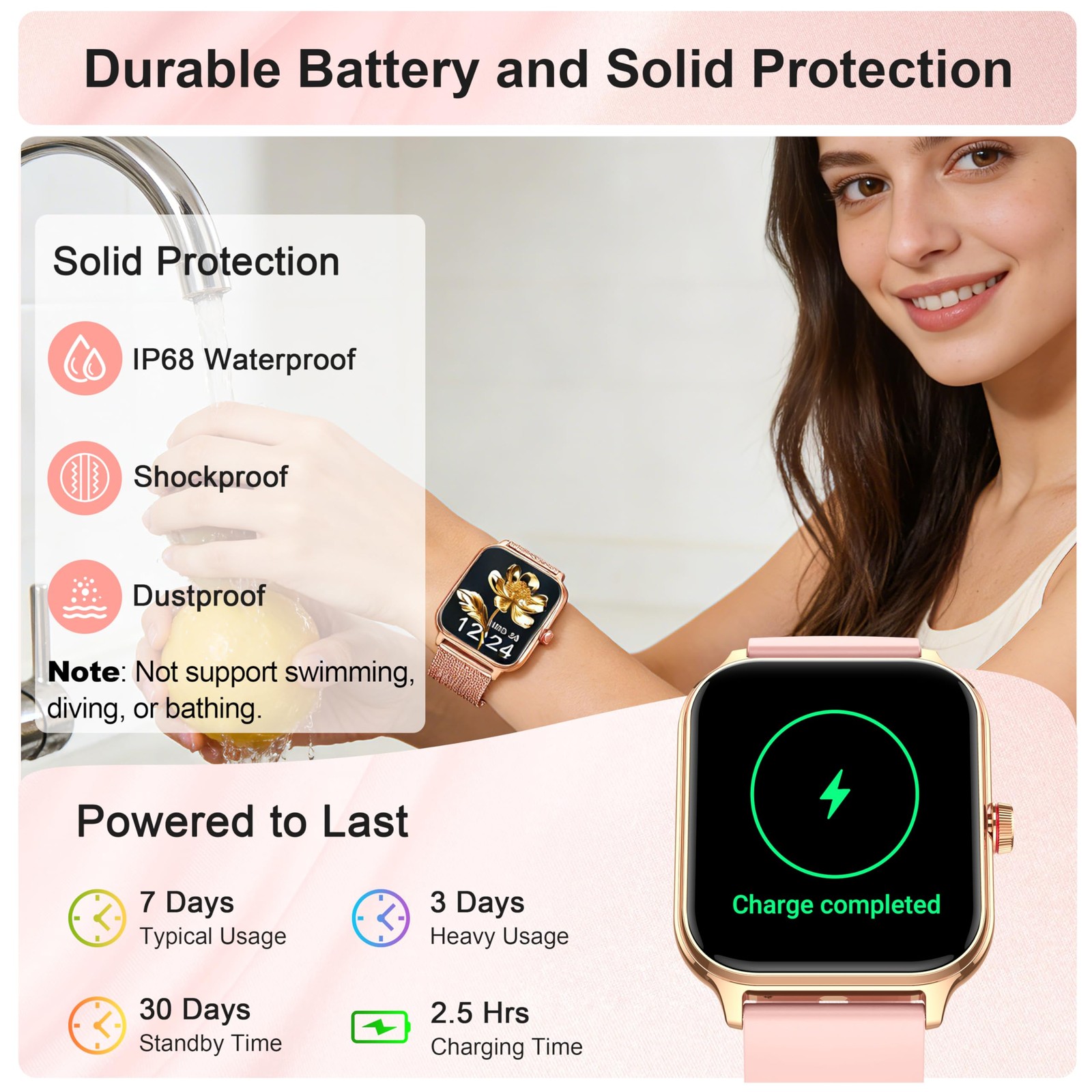 Smart Watch for Women & Men, 2026 New 1.96’’ Reloj Inteligente Para Mujer Ans…