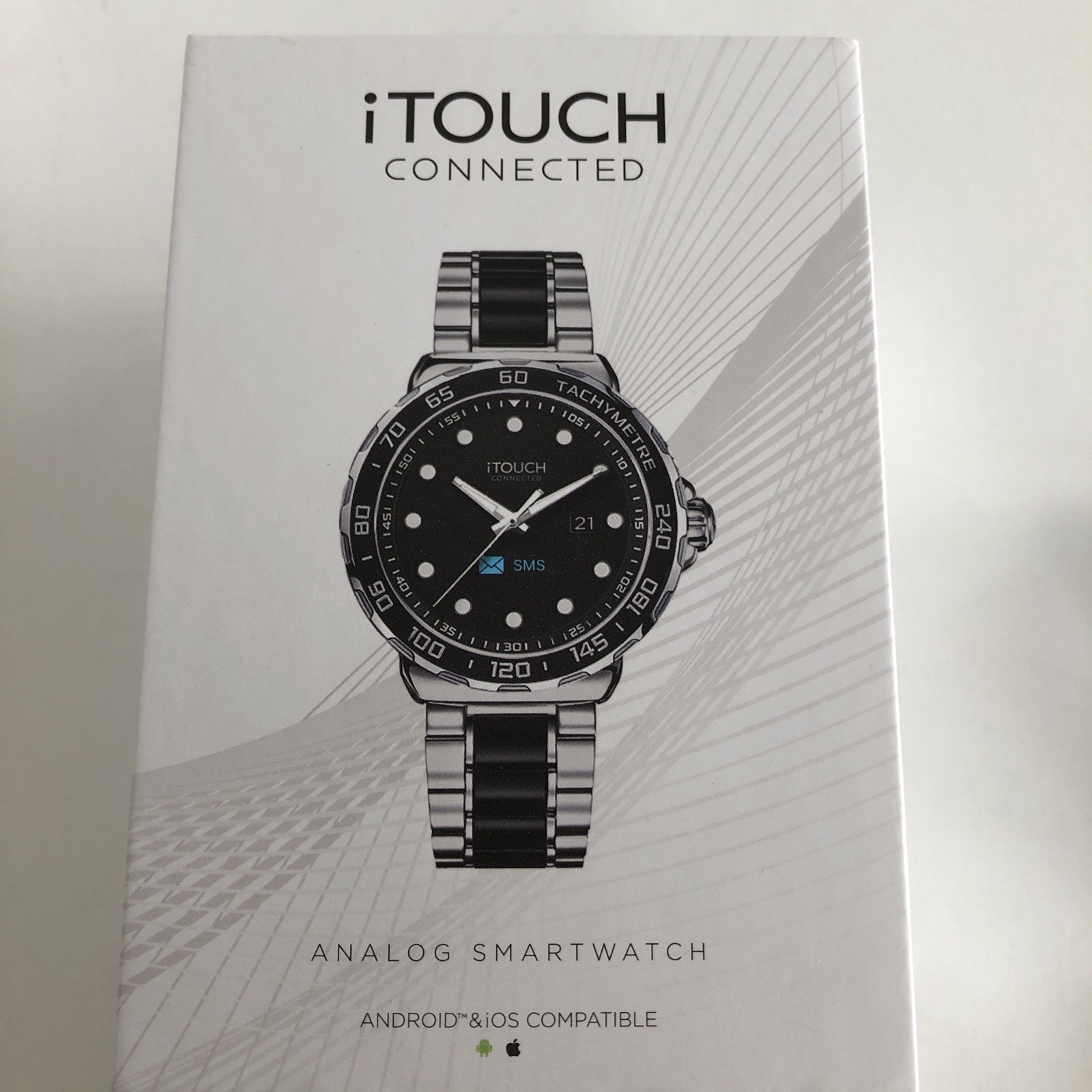 iTOUCH CONNECTED Analog Smartwatch Stainless Steel Band iOS Android Compatible