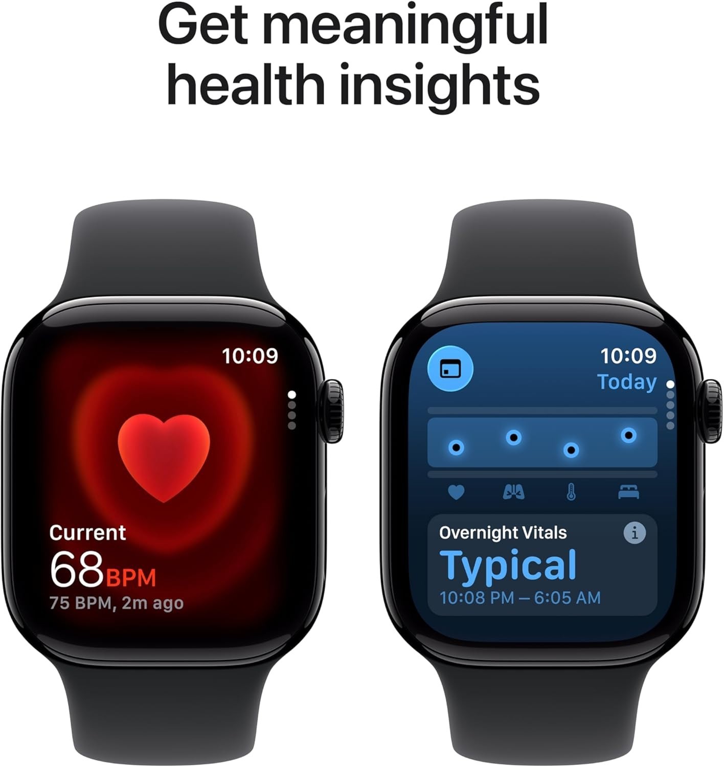 Apple Watch Gen 11 Series 11 42mm Jet Black Aluminum – Black Sport Band