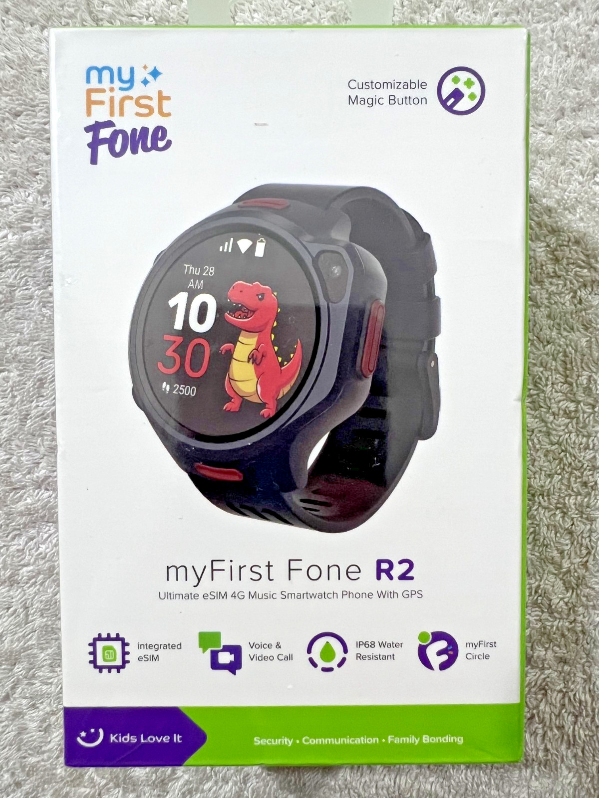 MY FIRST FONE R2 eSIM 4G SMART WATCH PHONE WITH GPS **NEW**