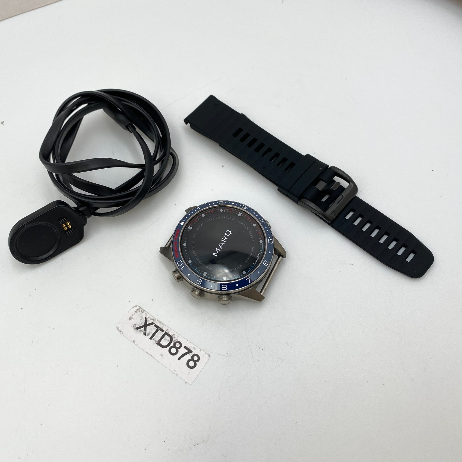 Garmin MARQ Captain (Gen 2) – Titanium – Luxury GPS Smartwatch – Very Good Cond.