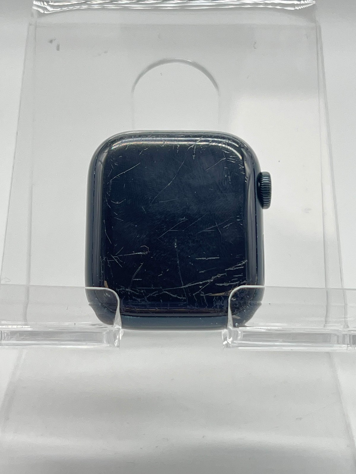 Apple Watch Series 7 A2473 41mm Aluminum Midnight GPS Heavy Scratches No Band