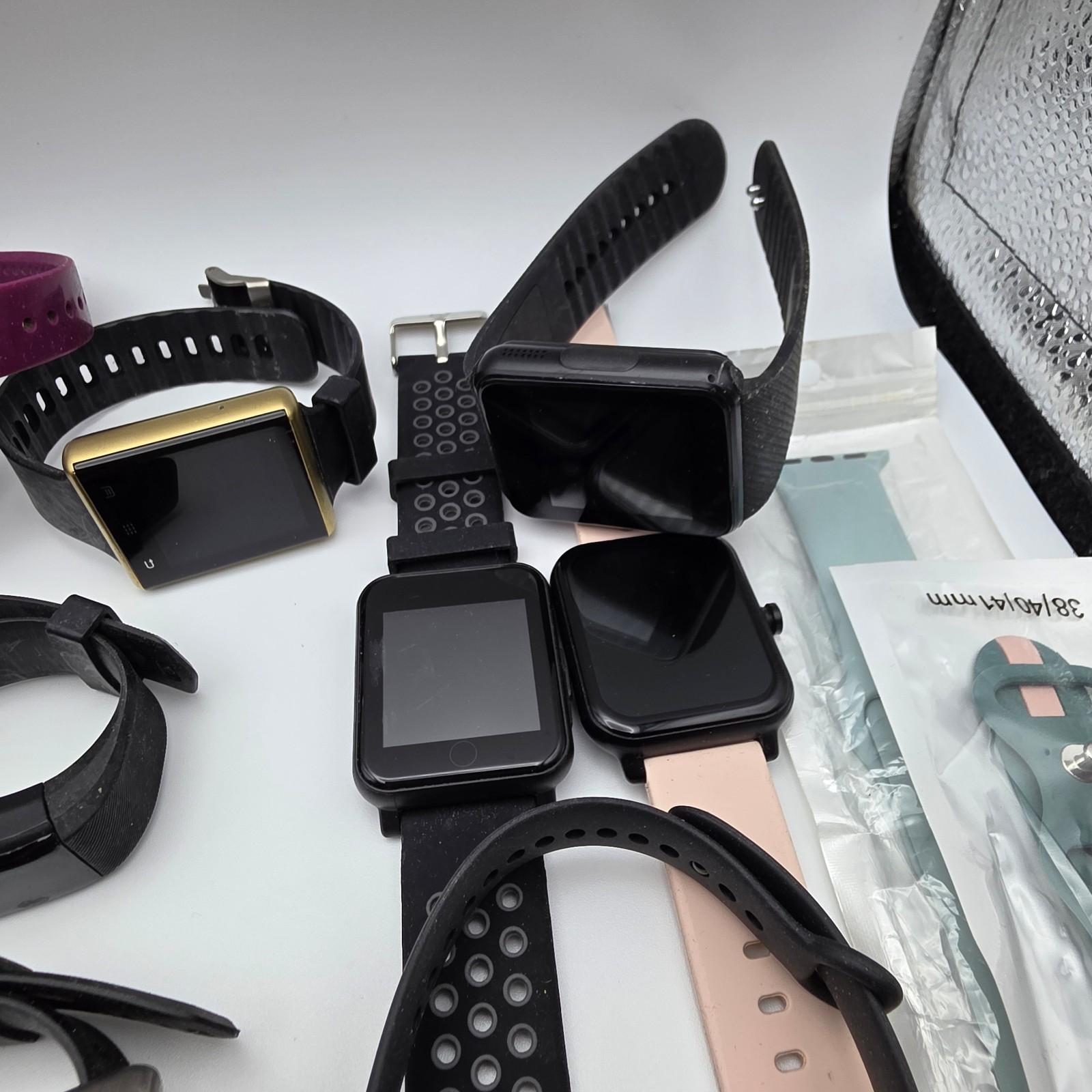 Smart Watch Lot Parts Repair Untested Fitness Tracker 2 lb Mixed Models