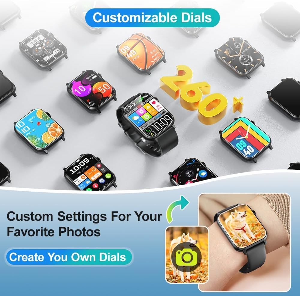 NEW! Unisex Matakul Smart Watch 1.96″ Screen For Android & IOS **SHIPS FREE**