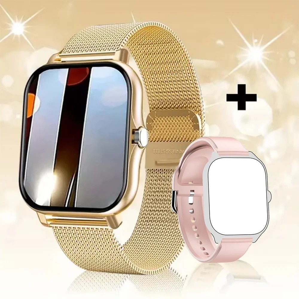 Reloj Inteligente 2.01″ HD Bluetooth Llamadas Fitness Deportes Clima DIY