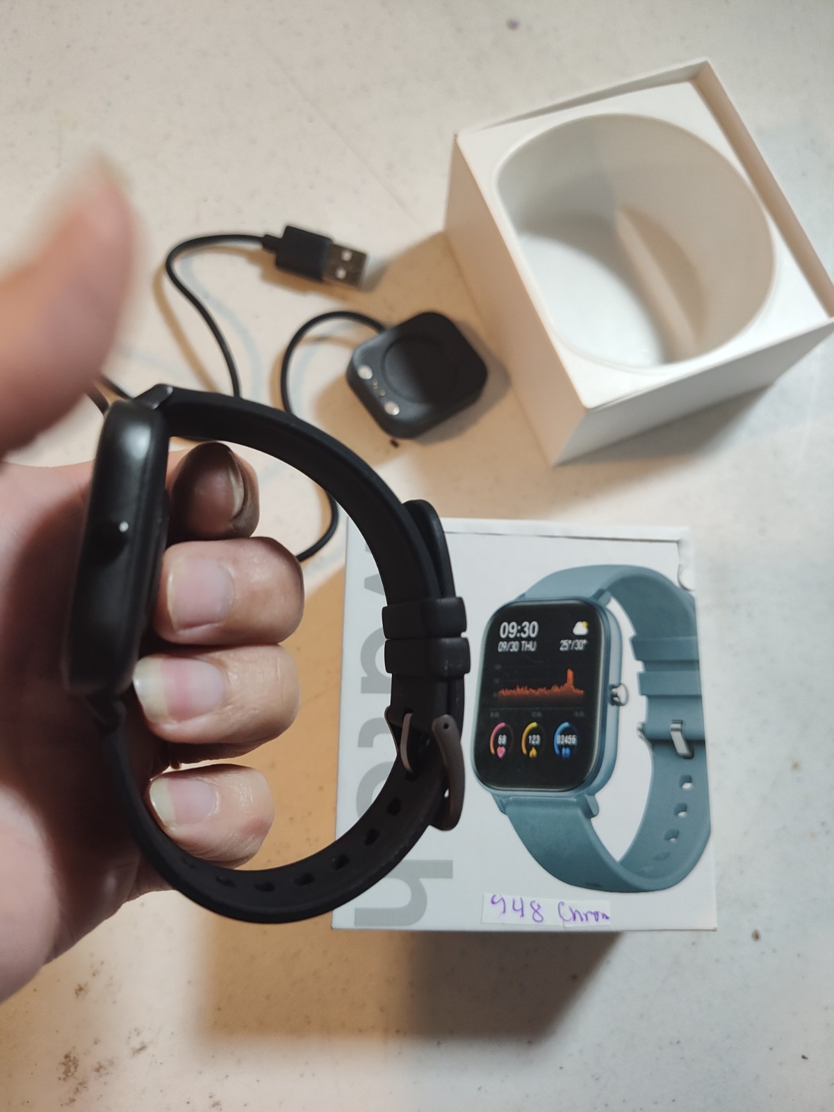 Smart Watch Women Men w/Blood Pressure, Blood Oxygen Monitor Fitness Tracker 948