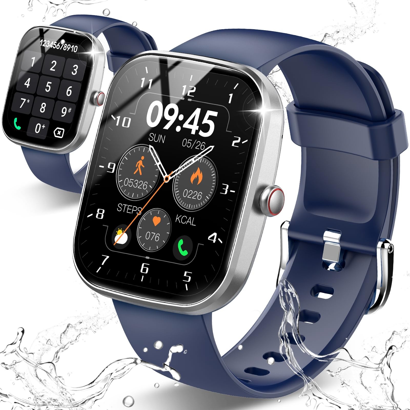 Smart Watch for Men Women(Answer/Make Call), 1.91″ HD Screen Smartwatch Heart…