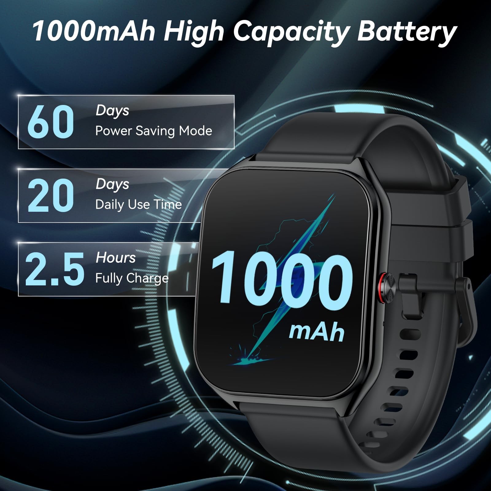 Fempoin 2026 Ai Smart Watch For Men Women Chatgpt 1000Mah Fitness Tracker