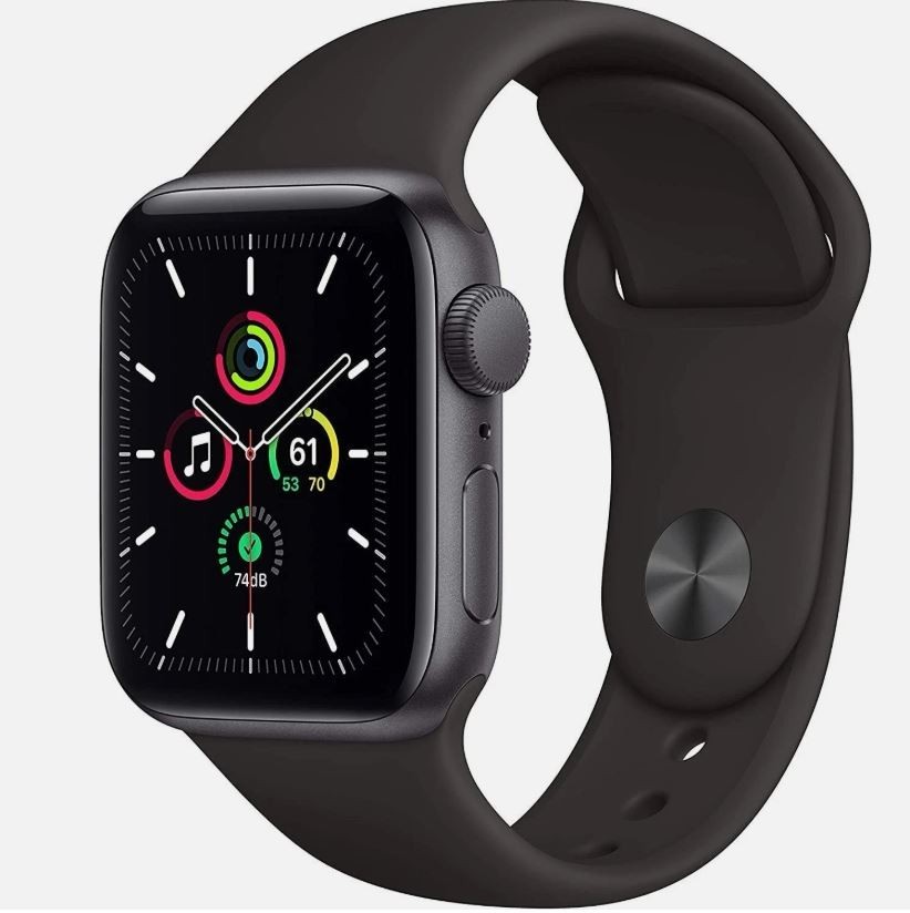 Apple Watch SE (GPS) 1st Gen A2351 40mm Space Gray Aluminum/Black MYDP2LL/A