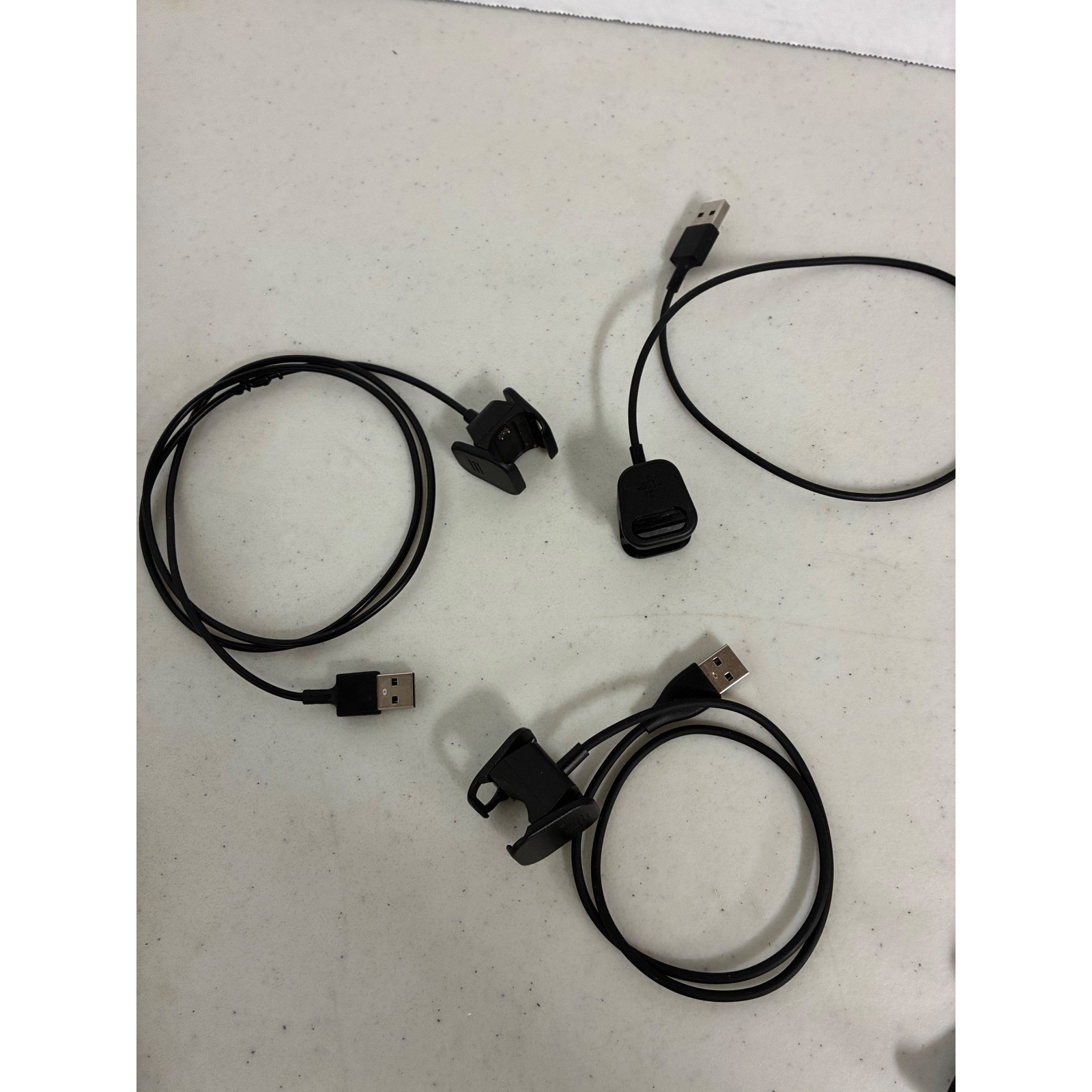 Fitbit Charge 4 (untested) Black Fitness Tracker Bundle with 3 Chargers & Band