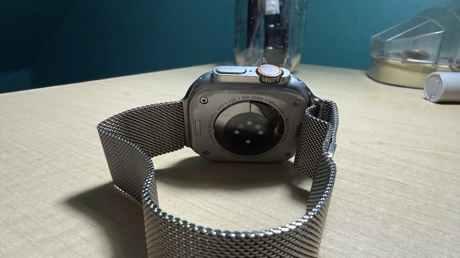 Apple Watch Ultra GPS + Cellular Unlocked (Gold Milanese Loop + 15 Other Bands)