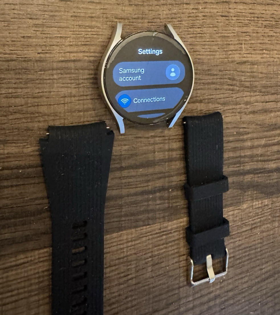 Samsung Galaxy Watch 6 SM-R935U Silver 40mm (LTE) Unlocked FAIR (READ)