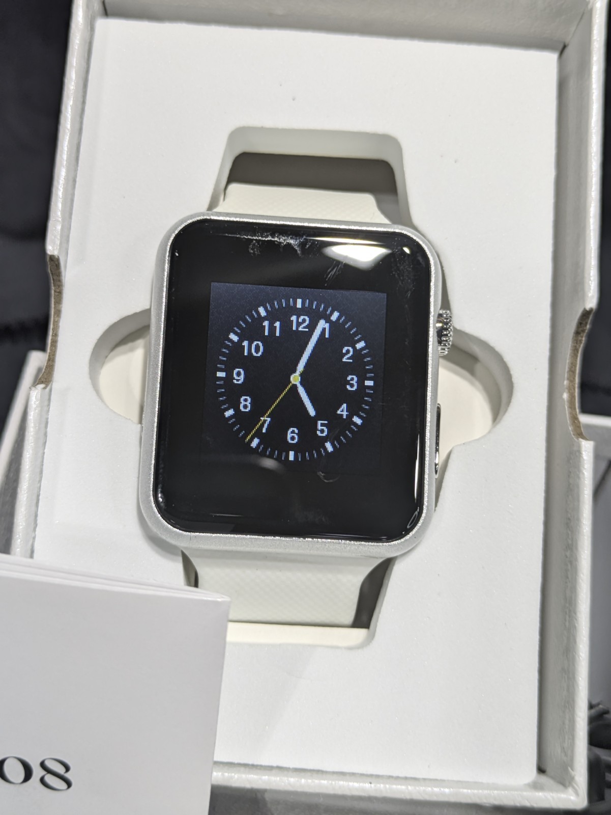 Guos Smart Watch Bluetooth Black hands free music player touch screen