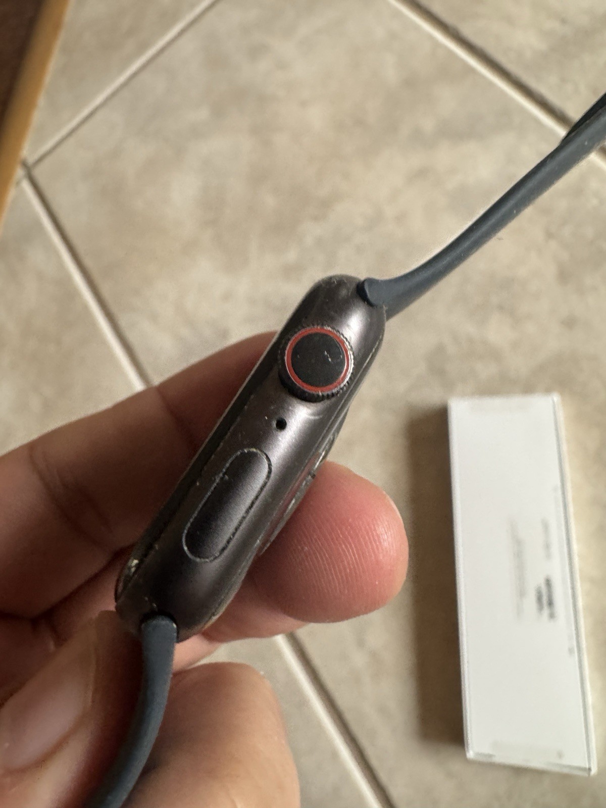 Apple Watch Series 5 44mm Black Aluminum Case with Black Sport Band GPS