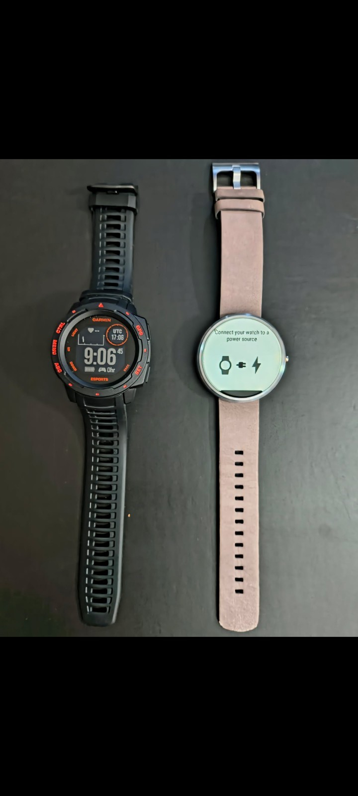 Smartwatch Lot – Garmin Instinct Esports GPS + Motorola Moto 360