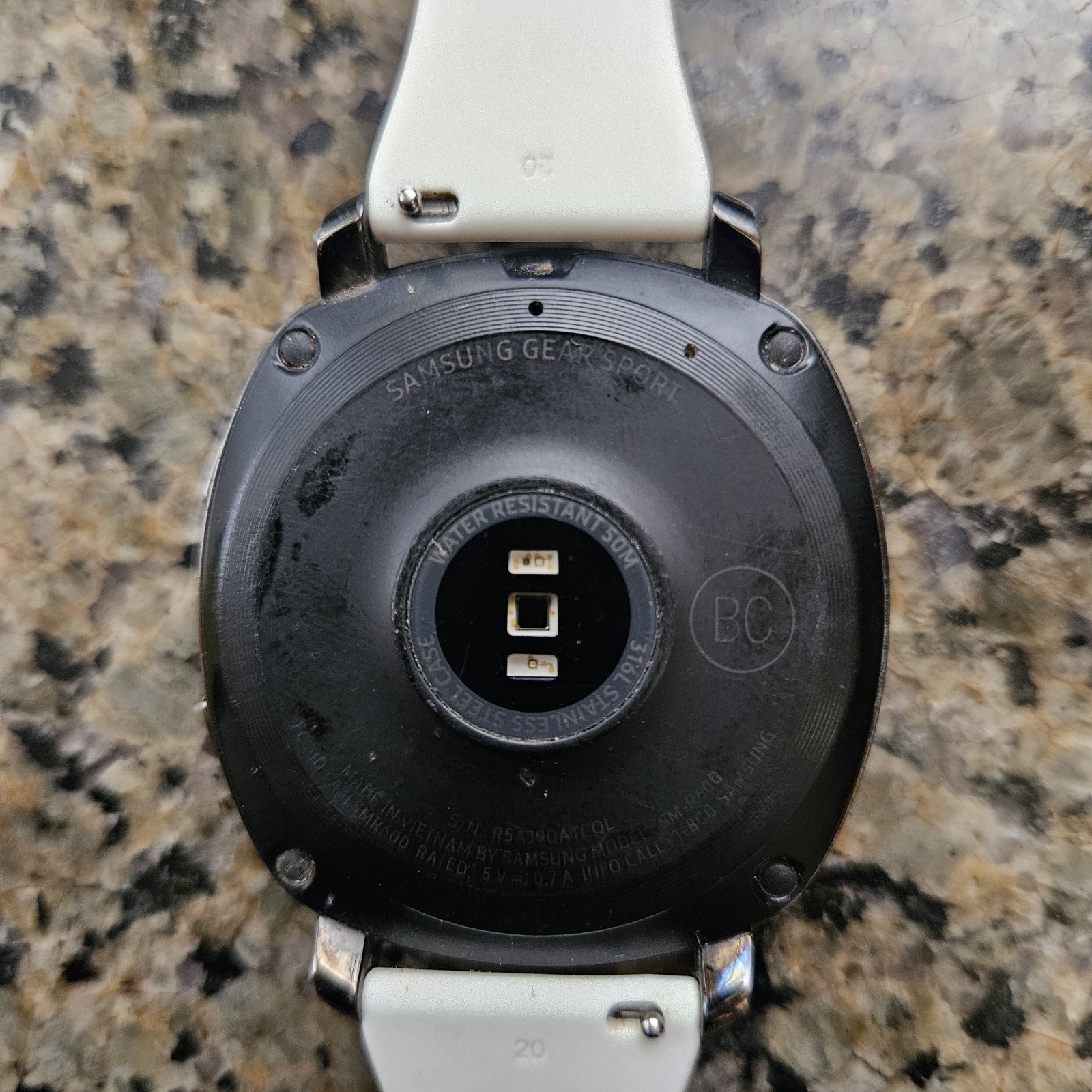 Samsung Gear Sport SM-R600 42mm 4GB Water-Resistant White Band