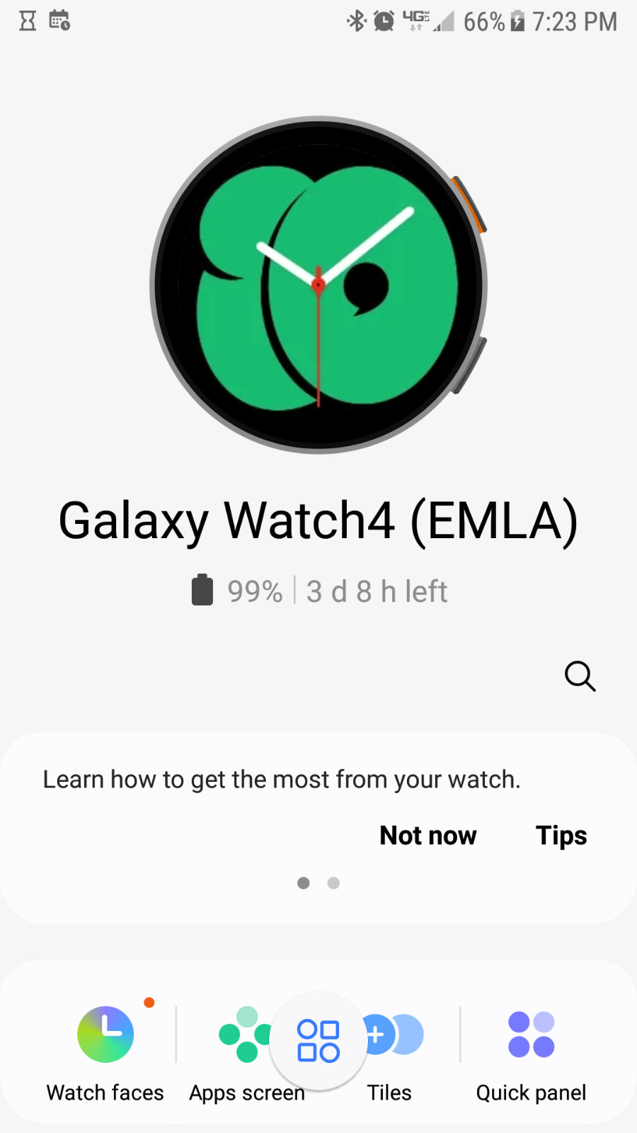 Samsung Galaxy Watch 4 SM-R860 Bluetooth /GPS/WiFi 40mm, Black -READ DESCRIPTION