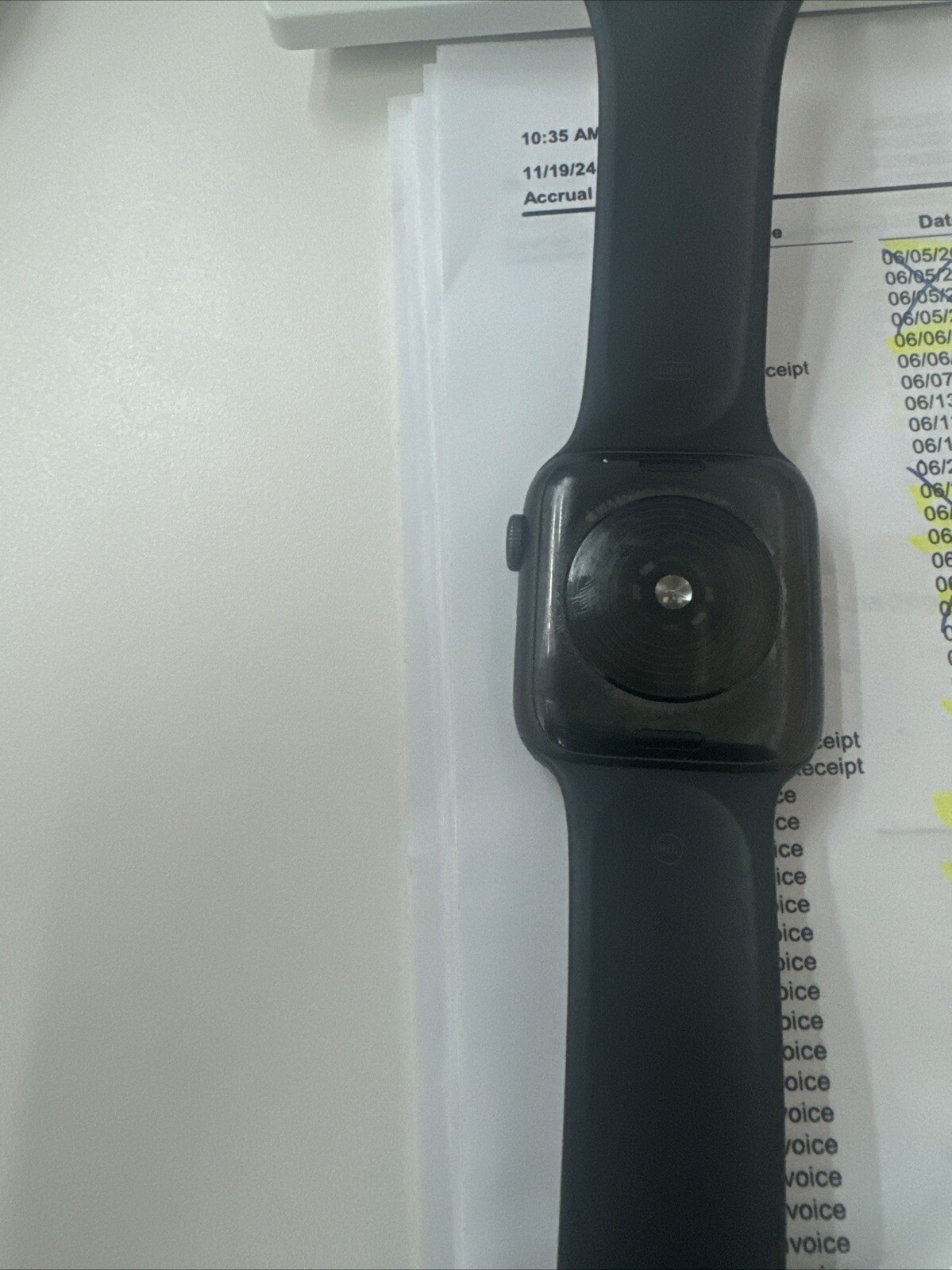 Apple Watch Series 8 45mm Midnight Aluminum Case with Sport Band, M/L (GPS +…