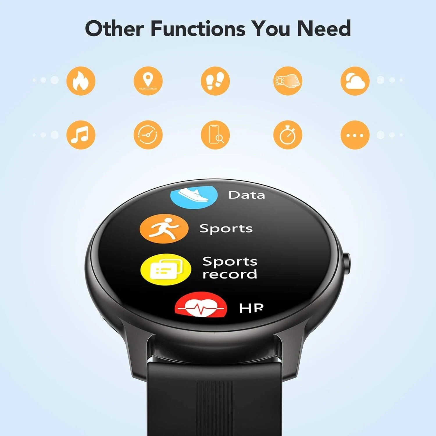 AGPTEK LW11 Smart Watch for Women Men IP68 Waterproof Android iOS Phone Tracker
