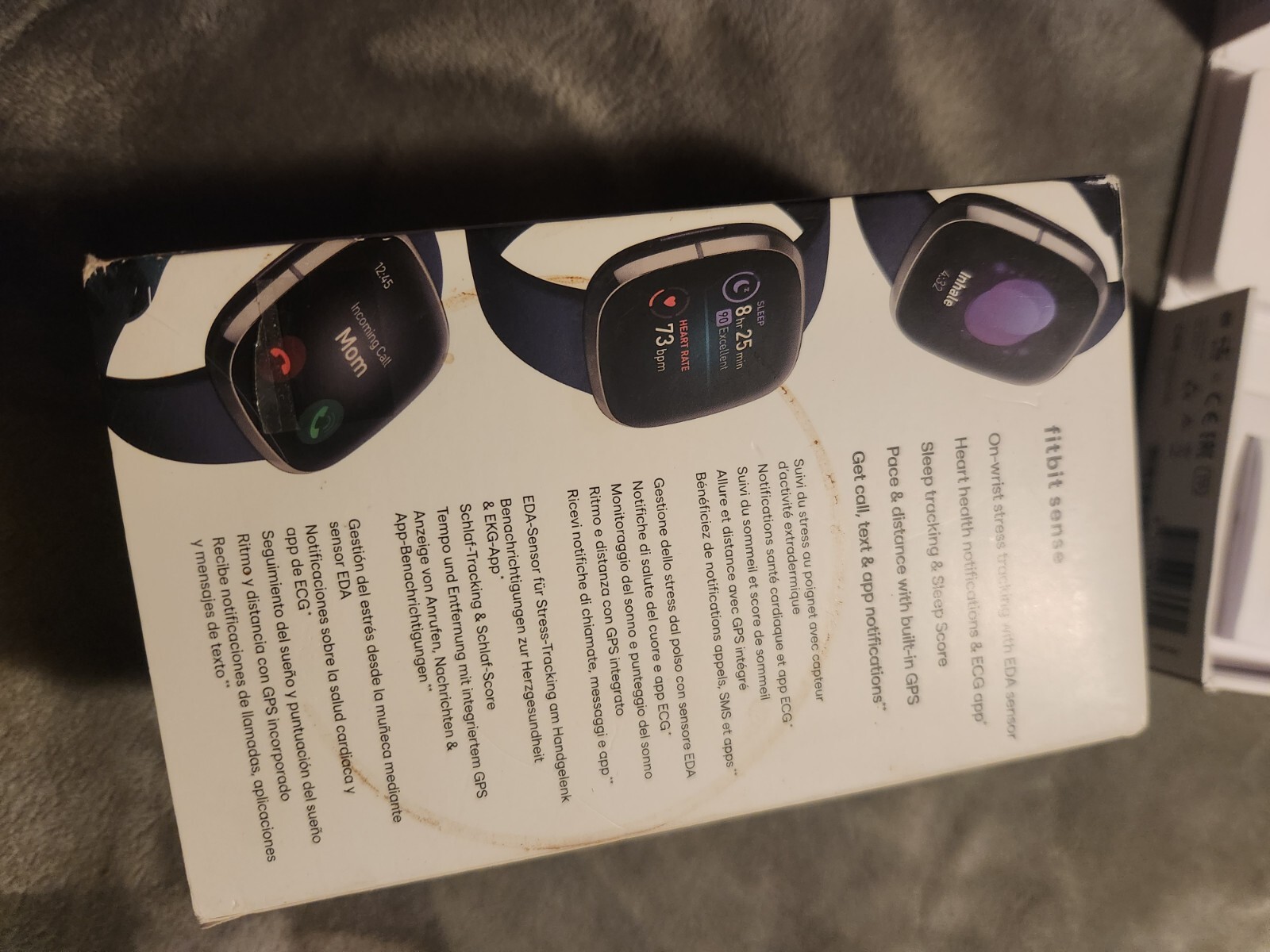 Fitbit Sense Health & Fitness Smartwatch- With 2 Chargers