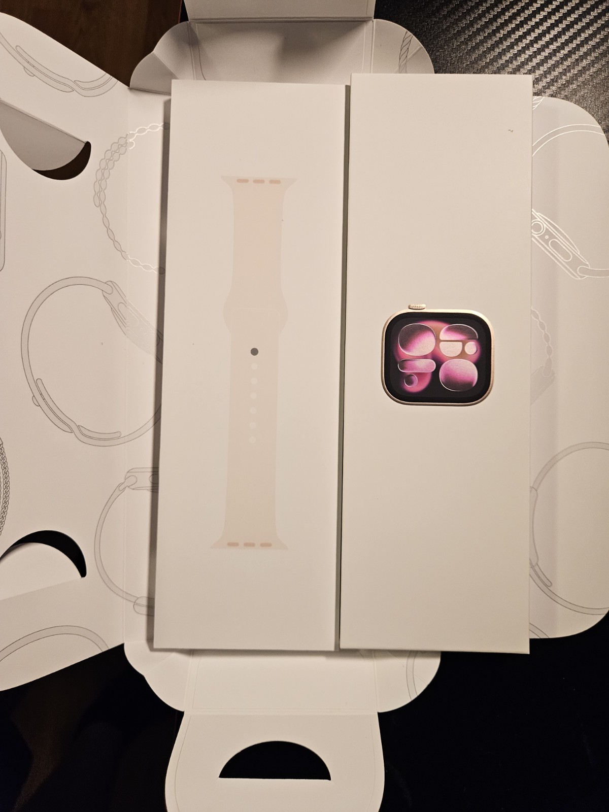 Apple Watch Series 11 42mm Rose Gold Aluminum, Light Blush S/M GPS 64GB