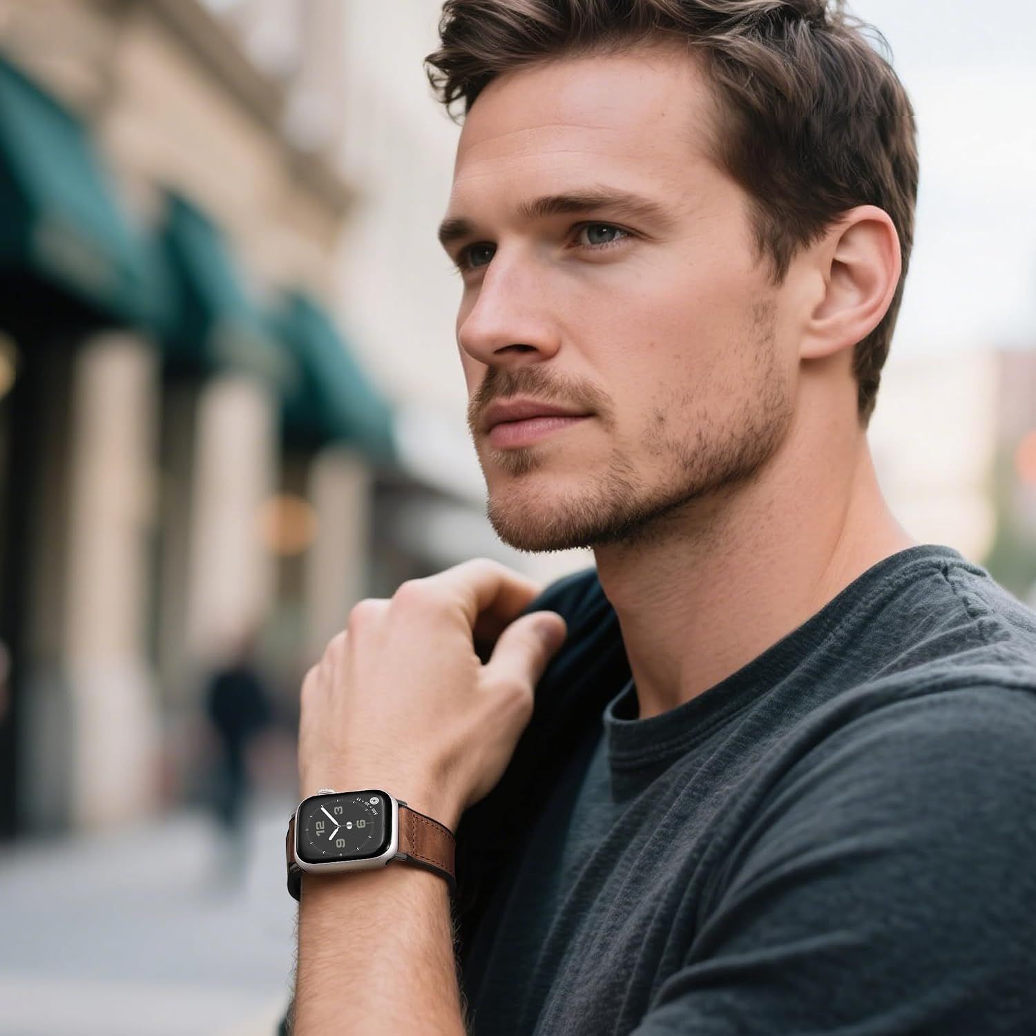 Only Case For Apple Watch 49mm 46mm 45mm 44mm 42mm 41mm 40mm 38mm Leather