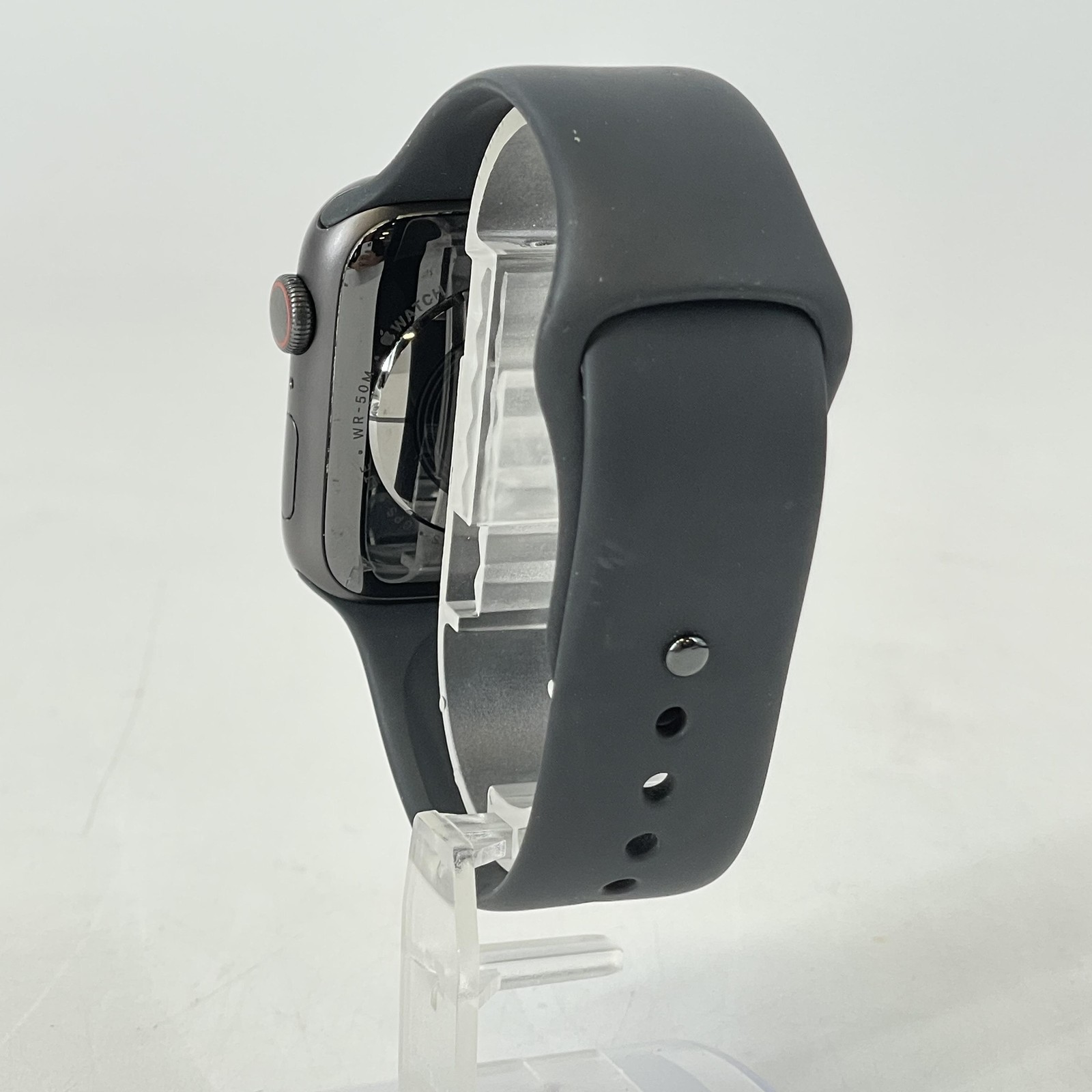 Apple Watch (Series 5) 44mm Grey Aluminum (LTE) w/ Black Sport – Very Good