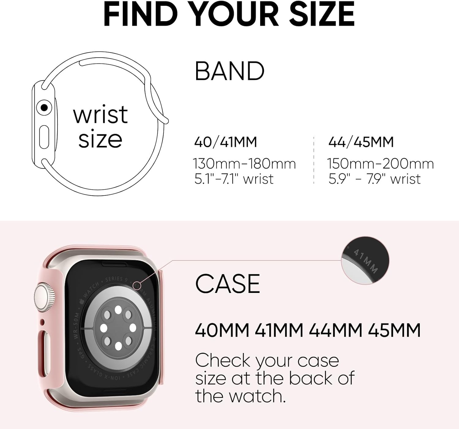 Pink Soft Silicone Sport Band and Protective Case with Screen Protector for Appl