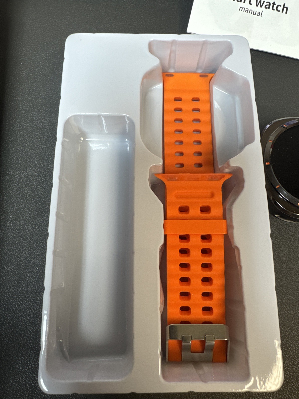 Laxasfit GT7 ULTRA ProSmart Watch HD Bluetooth Orange and Black