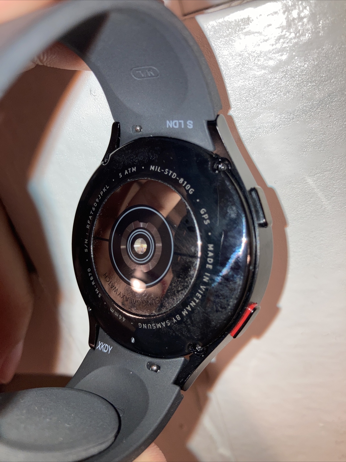 Samsung Galaxy Watch4 SM-R870 44mm Aluminum Case with Sport Band – Black…