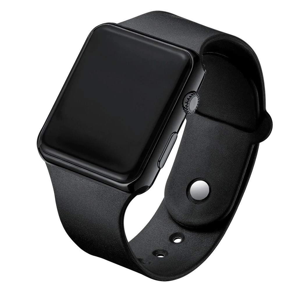 Digital Sports Watch For Men Women LED Waterproof Electronic Silicone Wristband